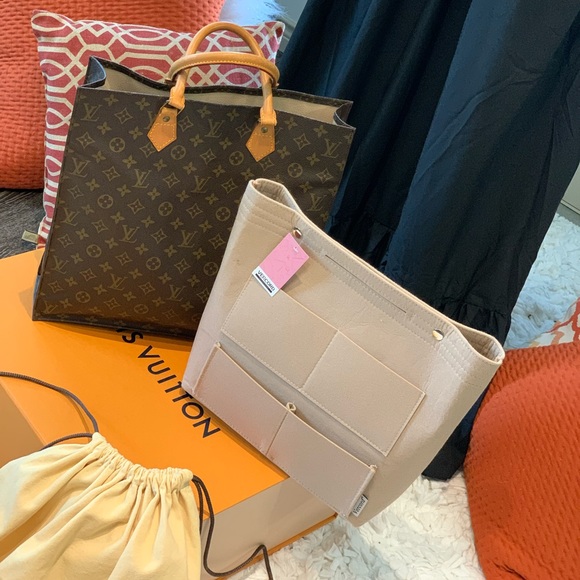 🌸 HP 🌸 LV Sac Plat MIF w/ organizer and bandeaus - Picture 10 of 17